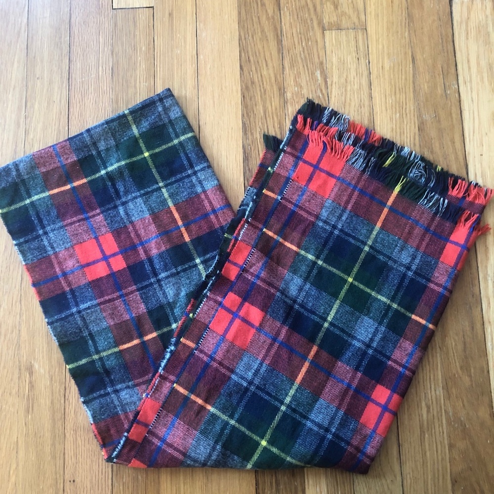 GAP Blanket Scarf Red Buffalo Check